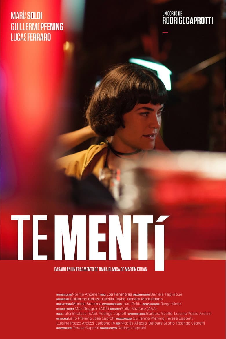 Te mentí